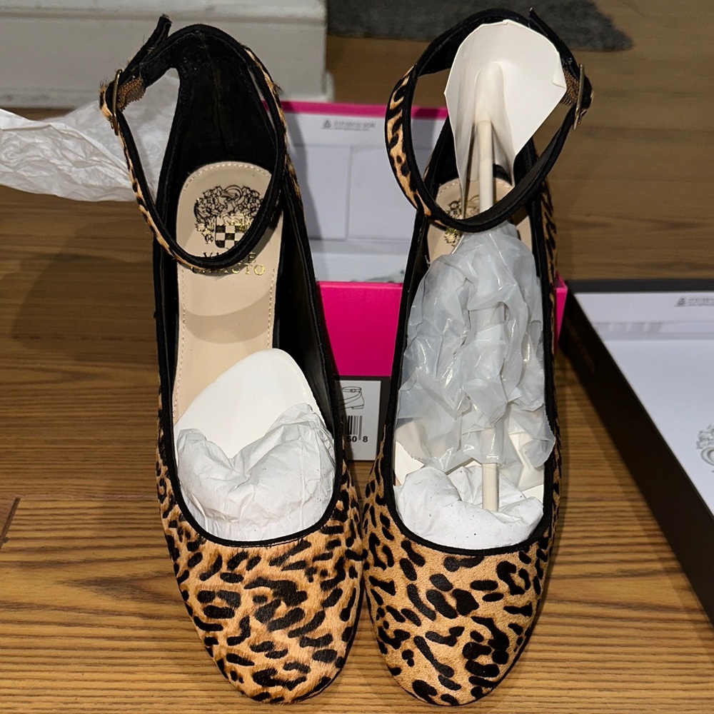 Vince Camuto Leopard Print Heels